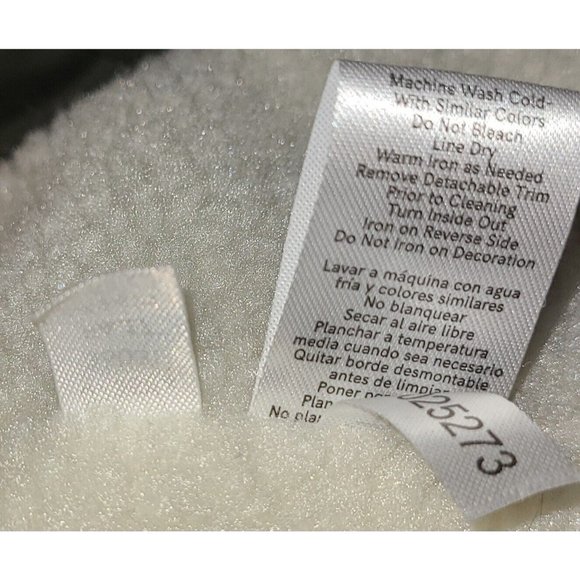 Venus Women's Hooded Winter Coat Sz 6 red Faux fur green military style Full zip - Picture 9 of 9